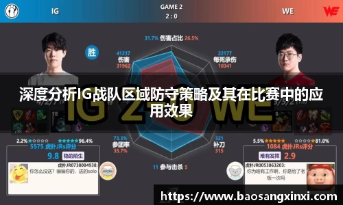 深度分析IG战队区域防守策略及其在比赛中的应用效果